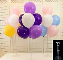 Pack of 2 Balloon Stand Pack of 2 with Suction Cup- Balloon Holder with 7 Balloon Sticks, 7 Balloon Cups and 1 Balloon Base for Birthday Wedding Party Holidays Anniversary Decorations Party Supplies-thumb2