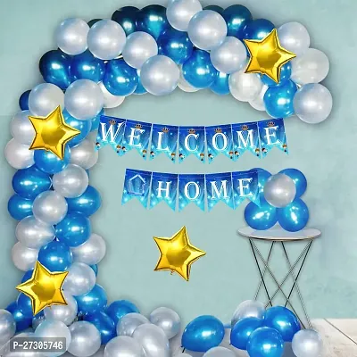 Welcome Home Banner Decorations Kit Including Welcome HOME  Latex  Foil Balloons for Home Decoration Family Party Supplies-thumb0