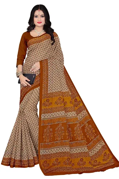 Elegant Kanjeevaram Women Saree with Blouse piece