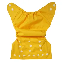 Usefulnbsp;Baby Reusable Cloth Diaper Nappies With 3 Layered Microfiber Insert Pad Diaper For New Born Toddler Infant -Yellow-thumb4