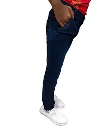 DECAN JEANS Boy's Denim Regular Fit Stretchable Jeans (Deep Blue, SP-DEEP)-thumb2