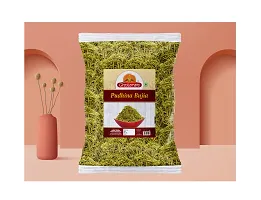 Ghotaram Aslee Rao Bikaner Alu Mint Podhina Bhujiya Bhujia | Pudina Bhujia Bhujiya Namkeen Snack | Rakhi Diwali Holi Festival Namkeen Snack Anytime Healthy Namkeen Savoury Snack-300g x 1Pack-thumb1