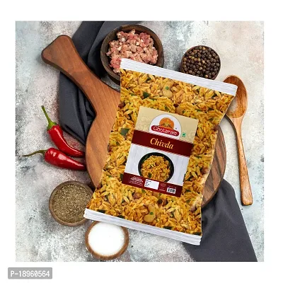 Ghotaram Special Nylon Chivda Paper Poha Cornflakes Chiwda Mixture | Cornflakes Poha Chiwda Mix | Chiwda | Indian Snack | CornFlakes Poha Dry Fruits Namkeen Mixture | Chiwda Namkeen-1Kg x 1Pack-thumb4