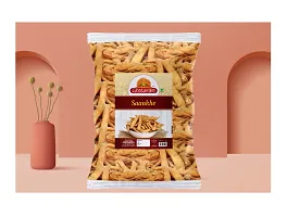 Ghotaram Saankhe Sankhe Mathri Finger shaped snack Mathri | Tea Time Popular Namkeen Snack | Ajwain Khasta Namkeen Snack Mathri | Raksha Bandhan Diwali Namkeen Savoury Snack-900g x 1Pack-thumb2