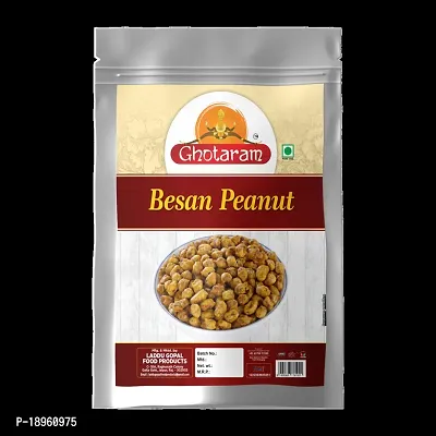 Ghotaram Authentic Bikaneri Spicy Coated Peanuts Nut Cracker - Indian Namkeen Snack - Chatpata Masala Mungfali | Special Masala Kadalai (Peanuts Pakoda) Ready to Eat Savoury Snack-900g x 1Pack