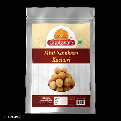 Ghotaram Indore Special Mini Kachaudee / Ready To Eat Namkeen Snack | Small Kachori Box | Yummy Masala Kachauri Namkeen - Tea Snacks - Indian Snacks||Fry in Earthnuts oil-300g x 1Pack