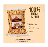 Ghotaram Namkeen Dry Mathri Crispy Ready To Eat Snacks | Tea Time Snacks | Healthy Indian Namkeen Snack No Added Sugar | Holi Raksha Bandhan Diwali Namkeen Savoury Snack-900g x 1Pack-thumb1