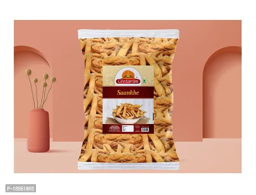 Ghotaram Namkeen Dry Mathri Crispy Ready To Eat Snacks | Tea Time Snacks | Healthy Indian Namkeen Snack No Added Sugar | Holi Raksha Bandhan Diwali Namkeen Savoury Snack-900g x 1Pack-thumb3