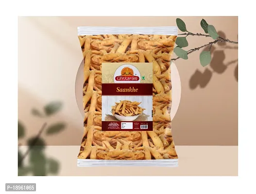 Ghotaram Namkeen Dry Mathri Crispy Ready To Eat Snacks | Tea Time Snacks | Healthy Indian Namkeen Snack No Added Sugar | Holi Raksha Bandhan Diwali Namkeen Savoury Snack-900g x 1Pack-thumb5