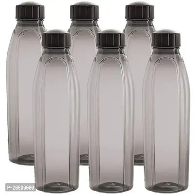 Stylish Plastic Water Bottles, Pack Of 6-thumb0