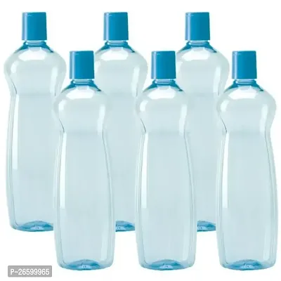 Stylish Plastic Water Bottles, Pack Of 6-thumb0
