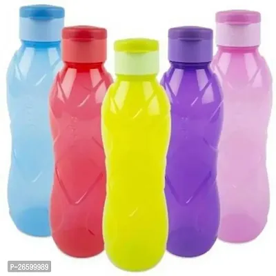 Stylish Plastic Water Bottles, Pack Of 5-thumb0