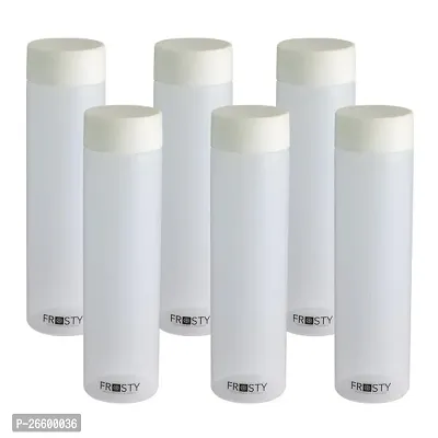 Stylish Plastic Water Bottles, Pack Of 6