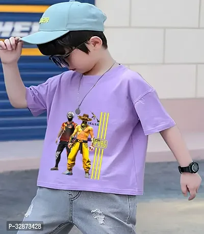 Stylish Polyester Printed Tshirt for Kid Boy-thumb0