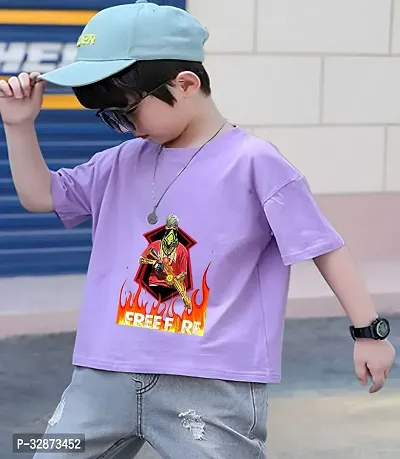 Stylish Polyester Printed Tshirt for Kid Boy-thumb0