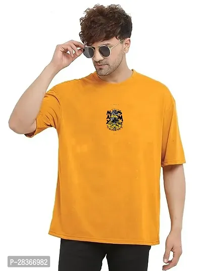 Men front back printed tshirt material type polyester-thumb0