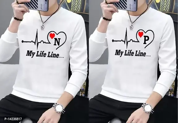 Reliable White Polyester Solid Round Neck Tees For Men