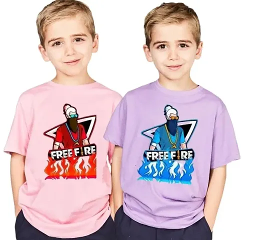 Trendy Polyester Tees for Boys