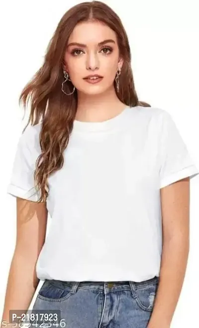 Women Plain T-Shirt