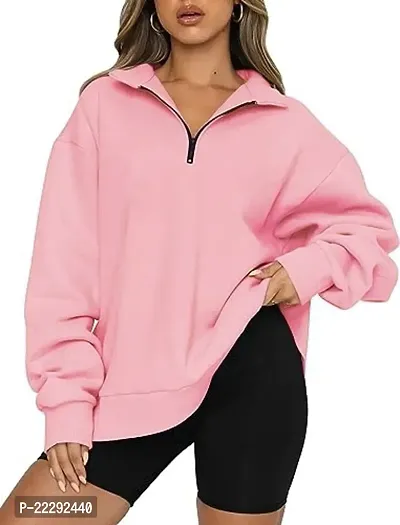 Full sleeve solid online women's sweatshirt