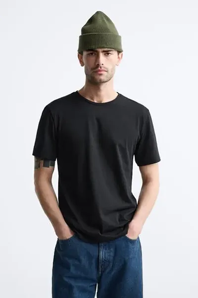 Men's Cotton Solid T Shirts