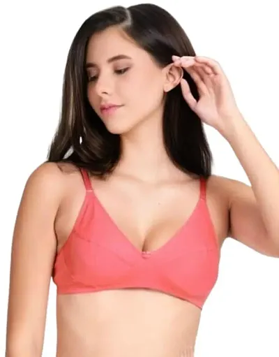 Stylish Solid Non Padded Bra For Women