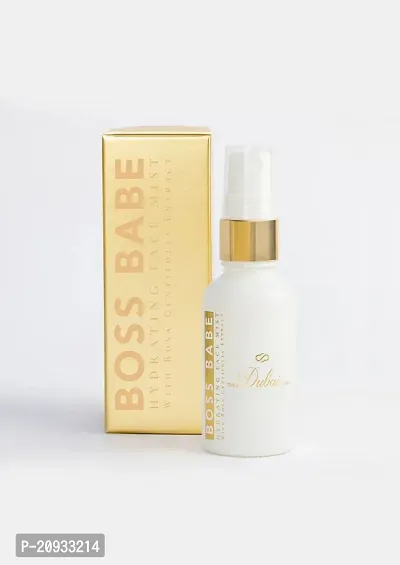 THE Dubai DOLLS Boss Babe Face Mist For Women Rose Purified Water Perfect for Dry Skin, Enhances Glow, Tightening Natural Toner Spray for Glowing Skin ndash; 30ML-thumb2
