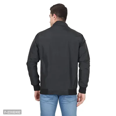 Mens Lightweight Black Jacket-thumb3