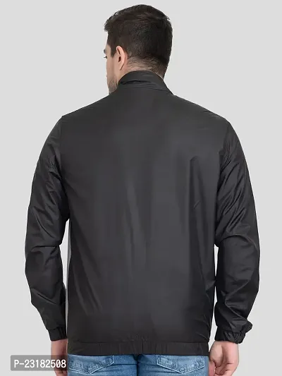 Mens Lightweight Black Sportswear Jacket-thumb4