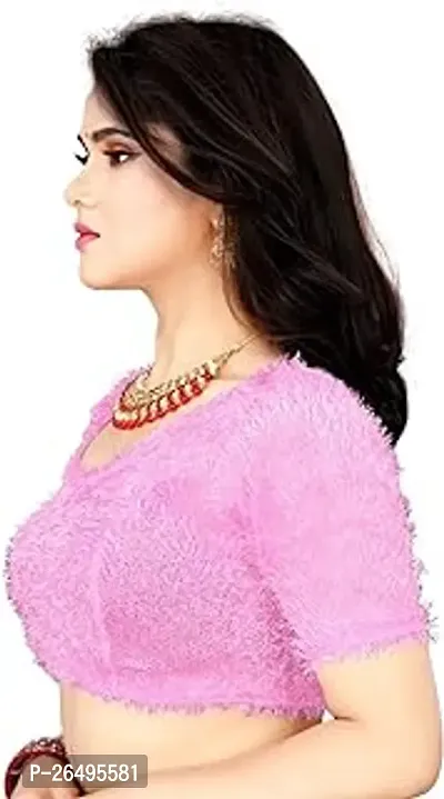 Reliable Pink Satin Stitched Blouses For Women