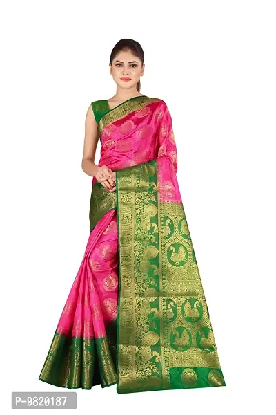 Stunning Banarasi Silk Zari Weaving Regular Saree-thumb0