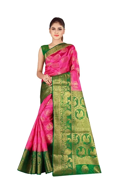 Stunning Banarasi Silk Zari Weaving Regular Saree