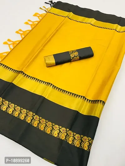 Festive Wear Banarasi Silk Jacquard Work Saree With Weaving Blouse Piece For Women