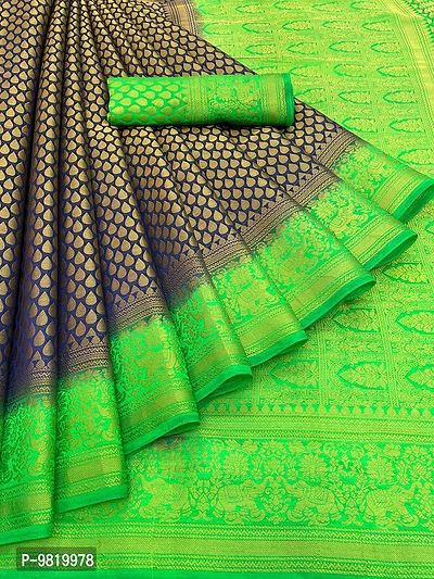 Stunning Banarasi Silk Zari Weaving Regular Saree-thumb0