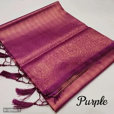Kanjeevaram Art Silk Woven Design Saree with Blouse Piece-thumb0