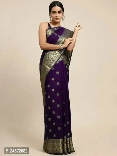 Beautiful Rich Pallu Jacquard Work Saree With Blouse Piece