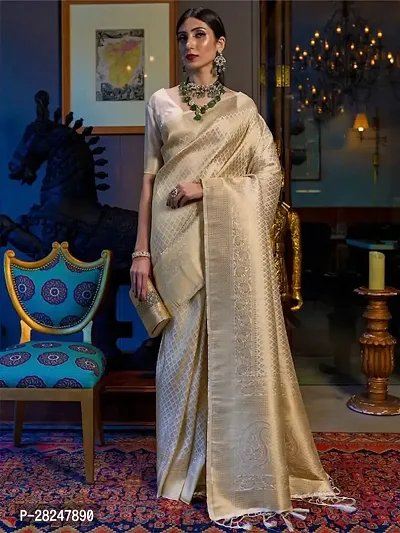 Banarasi Soft Silk Jacquard Saree with Blouse piece