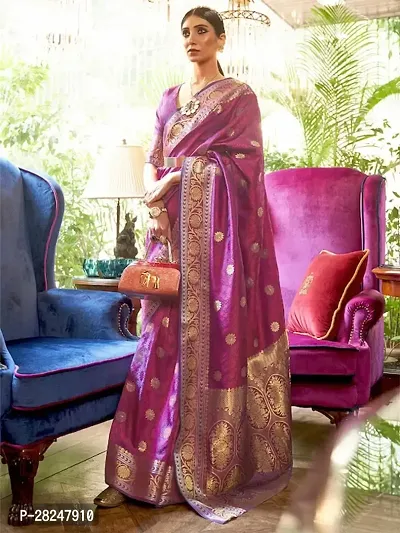 Banarasi Soft Silk Jacquard Saree with Blouse piece