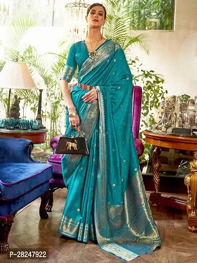 Banarasi Soft Silk Jacquard Saree with Blouse piece