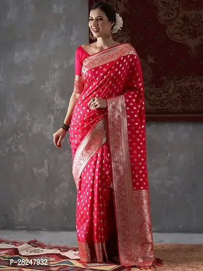 Banarasi Soft Silk Jacquard Saree with Blouse piece