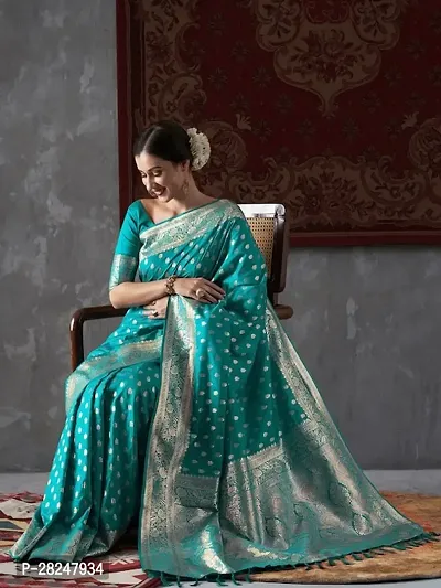 Banarasi Soft Silk Jacquard Saree with Blouse piece