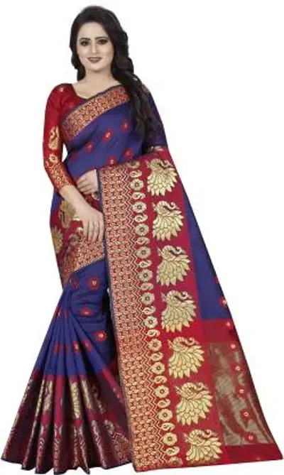 Fancy Banarasi Silk Fashion Designer Woven Work Sarees