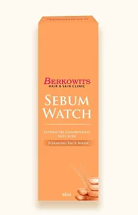 Berkowits Hair  Skin Clinics Sebum Watch Anti Acne Foaming Facewash With Aloe Extract 60 ml-thumb1