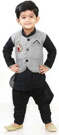 Boys Adorable Solid Kurta Set