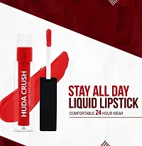 Ultra Smooth Non Transfer Liquid Matte Red Edition Lipstick Pack of 4-thumb1