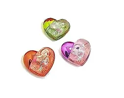 GFF Heart shape lip gloss For Women's  Girls - Lip Gloss Set - Lips Gloss Waterproof (Pack of 4)-thumb2