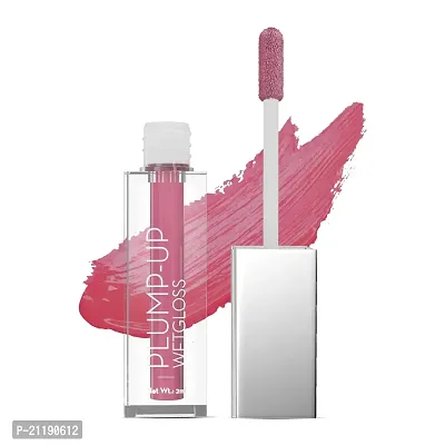 Swiss Beauty Plump-Up Wet Lightweight Lip Gloss With High Shine Glossy Finish For Fuller And Plump Lips | Shade- Popsicle, 2Ml|-thumb0