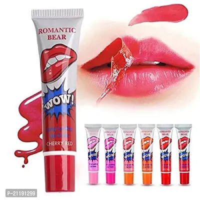 GFF Romantic Bear Lip Stain Waterproof Long Lasting Lip Gloss Matte Liquid Lipstick (6 COLORS)-thumb4