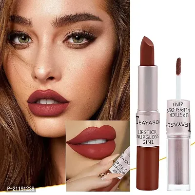 GFF Waterproof Lip Gloss Moisturizing Velvet Matte Nude Liquid Lipsticks Long Lasting 2 In 1 Makeup Lip Stick Cosmetic-thumb4