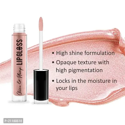 Swiss Beauty Shine  Plump | Non - Sticky and Hydrating Lip Gloss - 03, 4ml-thumb2